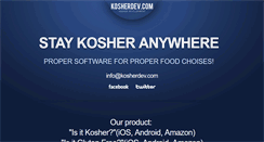 Desktop Screenshot of kosherdev.com